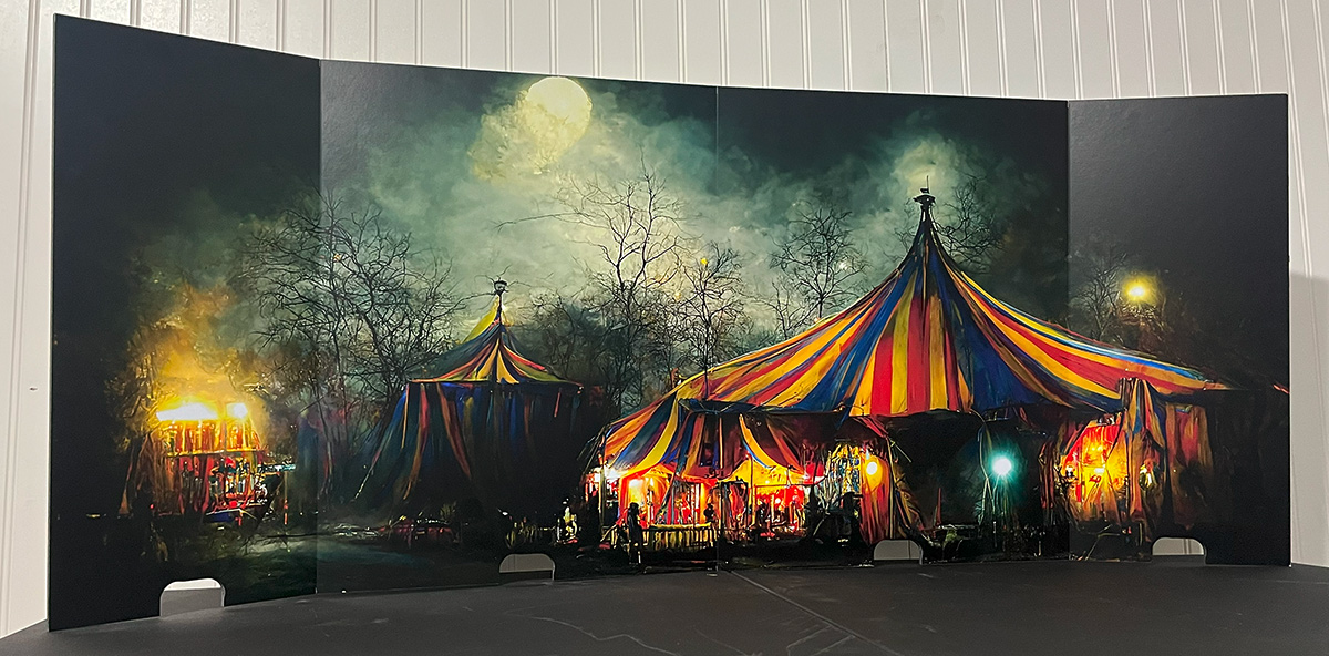 SOLD OUT - 2023 Ghostly Carnival - Village Scene Setter - Image 2