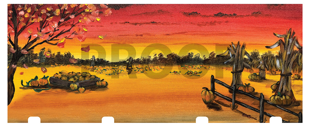 Autumn Pumpkin Patch Halloween Village Background - Village Scene Setter - Image 6