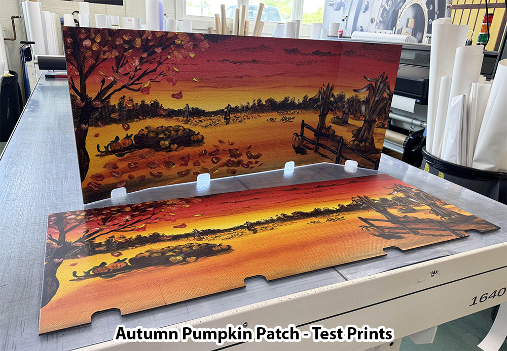 Autumn Pumpkin Patch Halloween Village Background - Village Scene Setter - Image 7