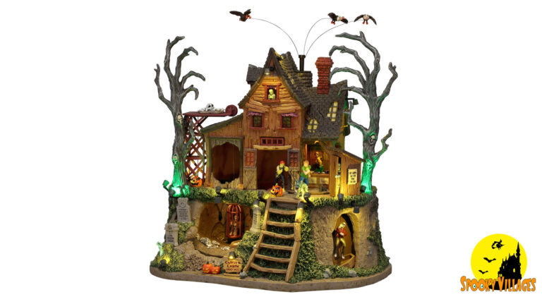 2026 Building Thoughts – Lemax Spooky Town: The Cursed Cabin